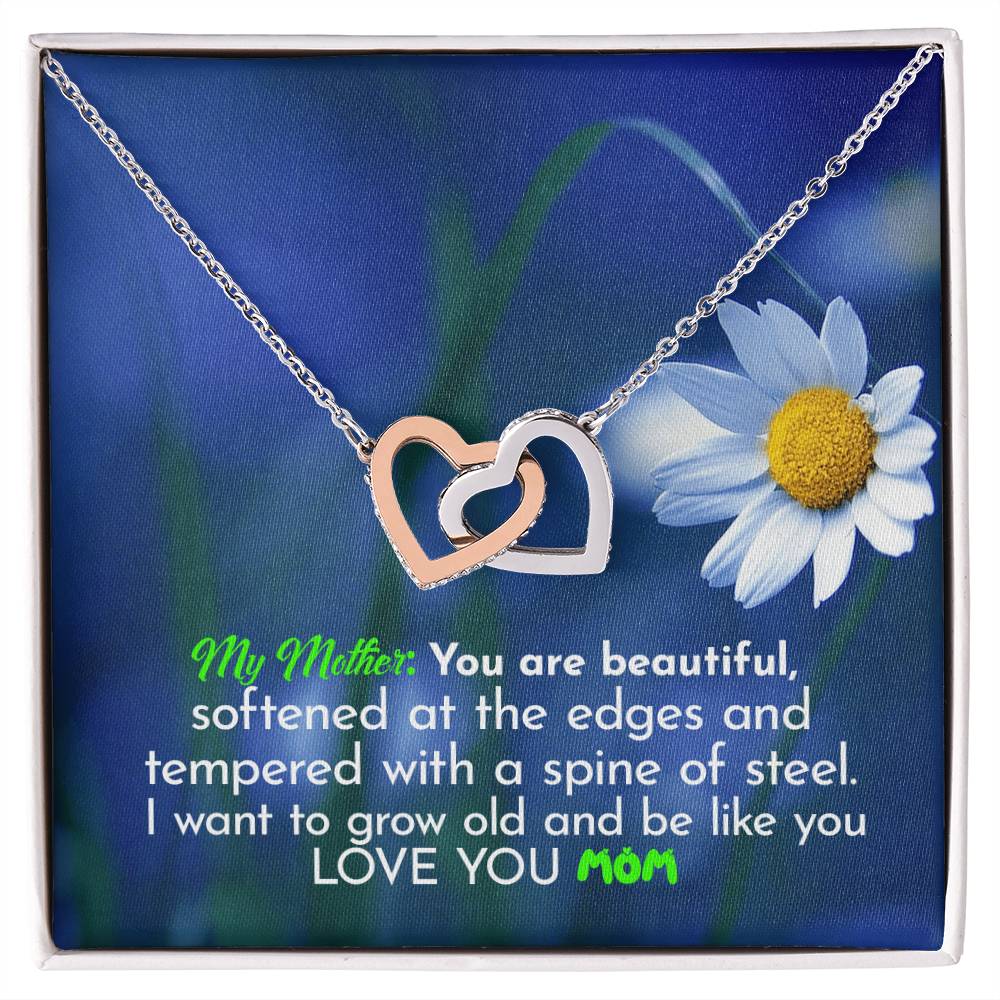 Mothers Day Gift From Daughter Son - Mother Necklace Gifts For Mom Mom Necklace Interlocking Hearts Interlocking Hearts Necklace