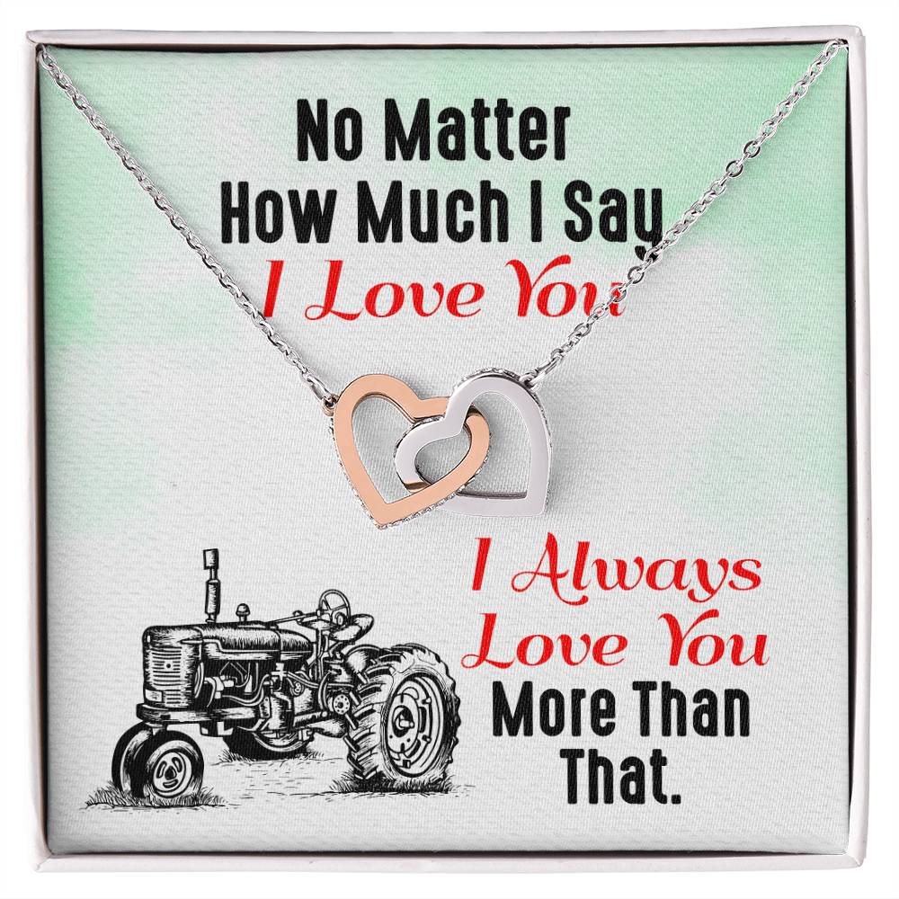 Farmer'S Girlfriend- Interlocking Heart Necklace Interlocking Hearts Necklace