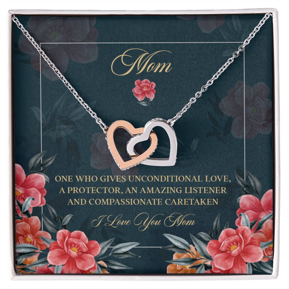 Mother'S Day Gift - Unconditional Love - The Interlocking Heart Necklace Interlocking Hearts Necklace