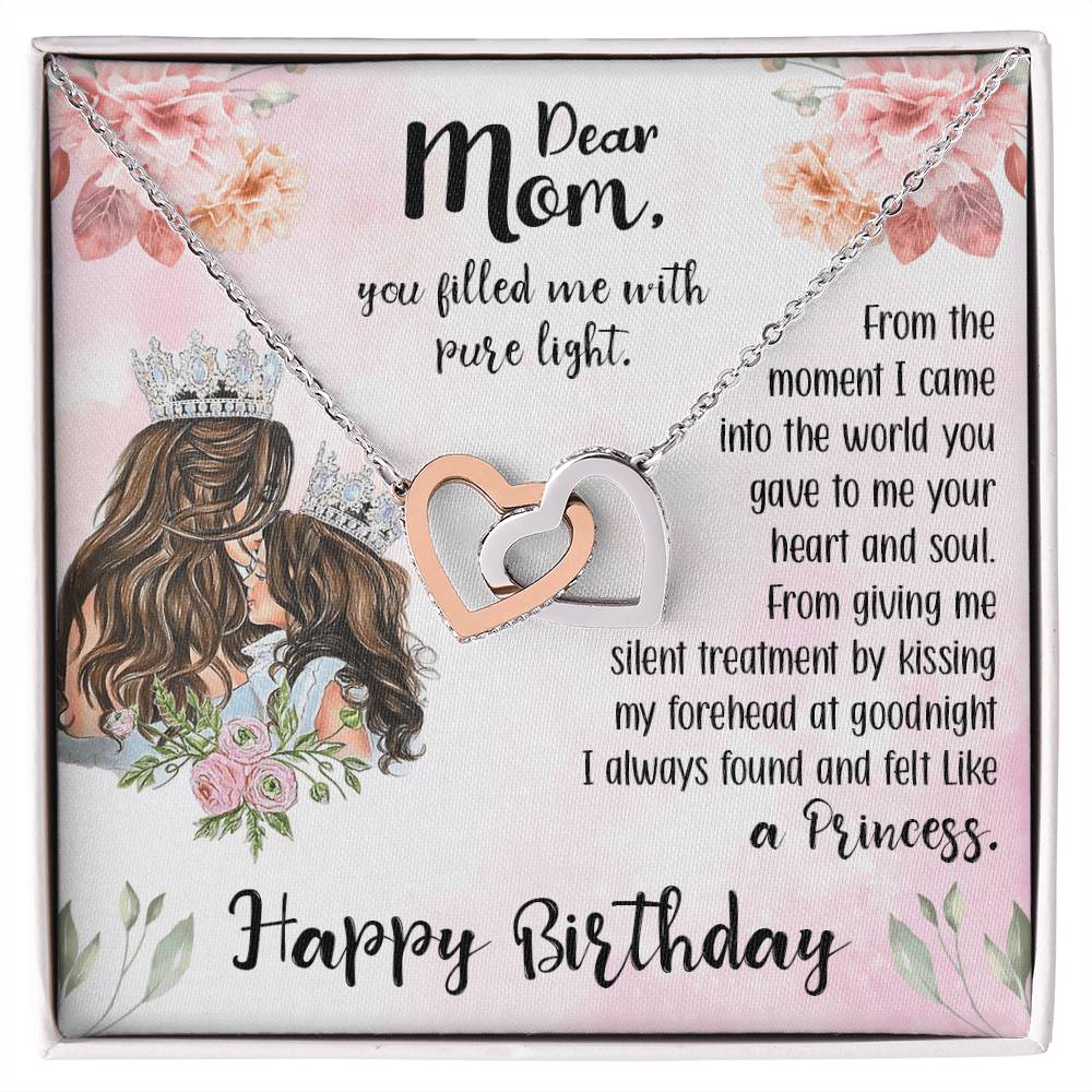 You Fill Me Interlocking Hearts Necklace