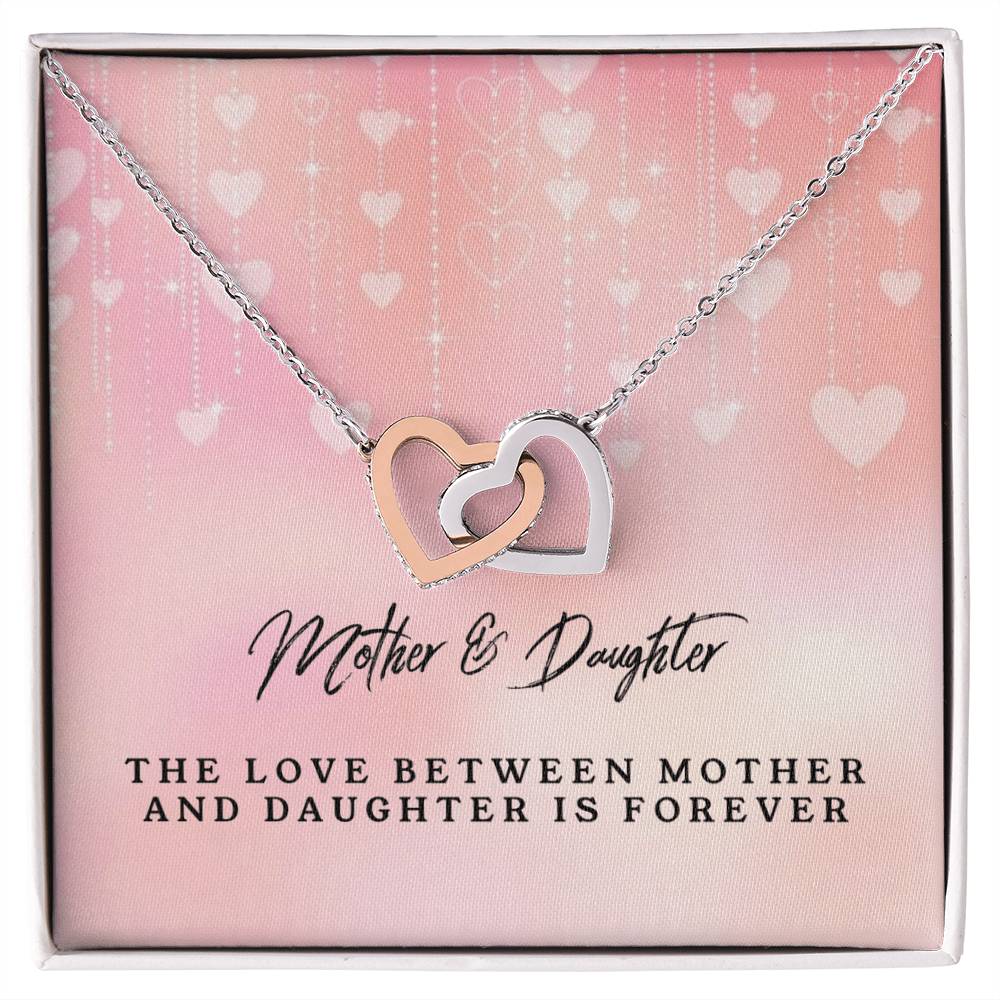 Mother & Daughter - Interlocking Heart Necklace Interlocking Hearts Necklace