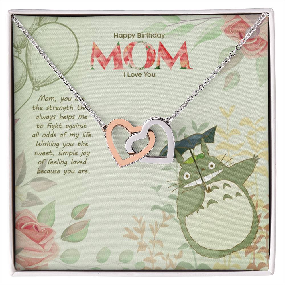 Our Strength Provider! - Interlocking Hearts Necklace