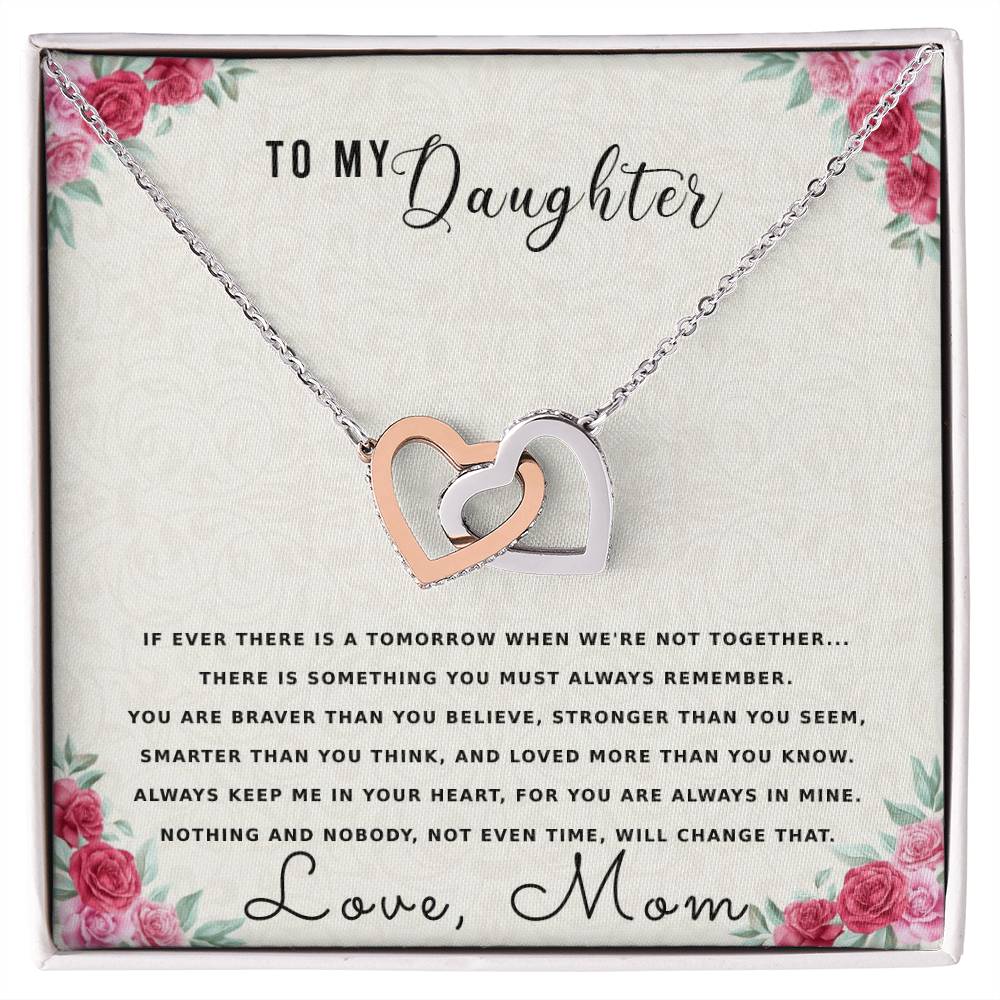 TOD923~1 Interlocking Hearts Necklace