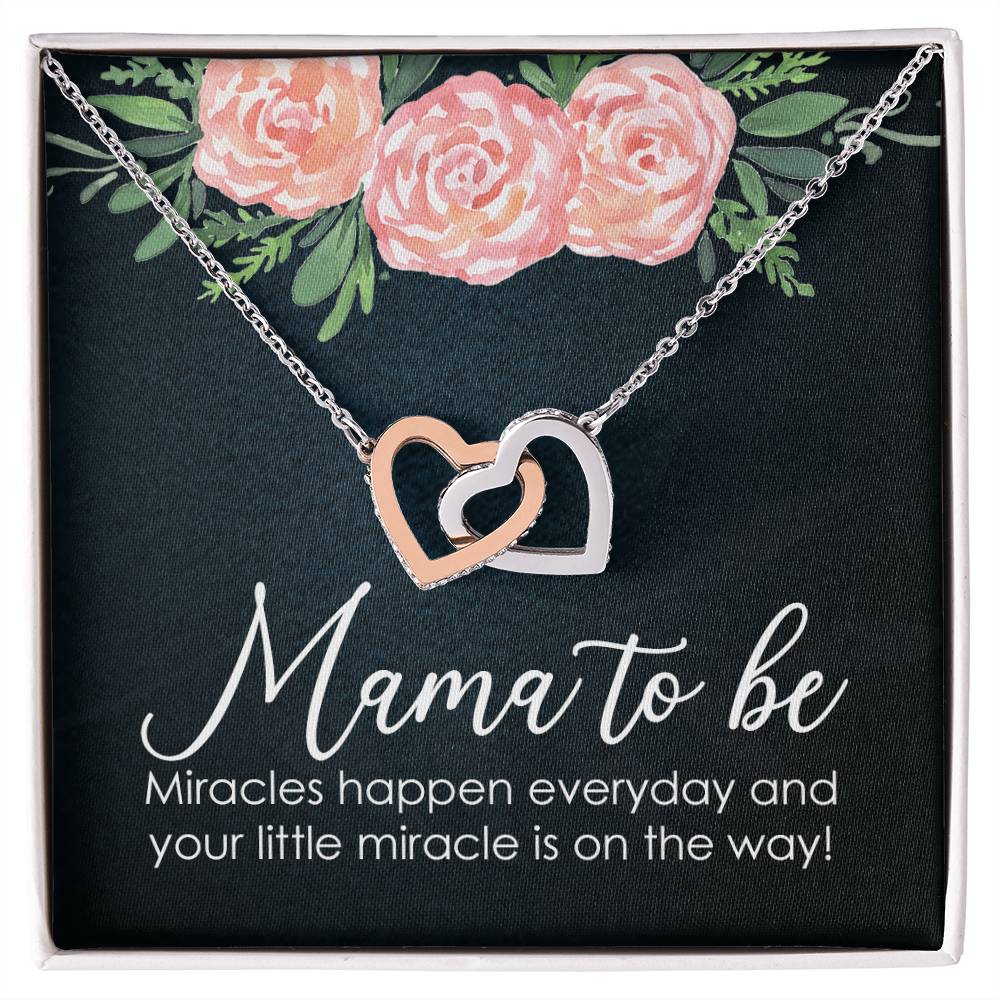 New Mom - Miracle Interlocking Hearts Necklace