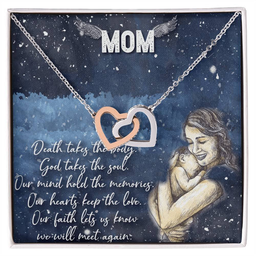 Mothers Day Gift From Daughter Son - Mother Necklace Gifts For Mom Mom Necklace Interlocking Hearts Interlocking Hearts Necklace