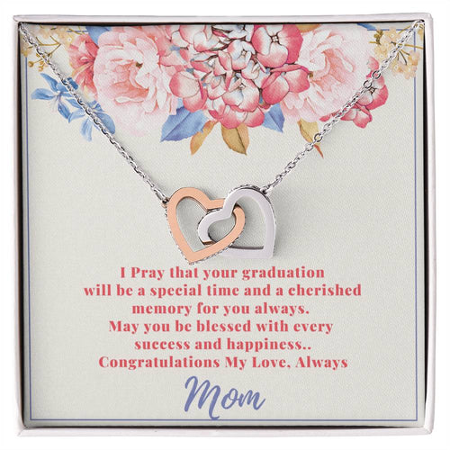 Graduation Gifts For Daughter From Mom Interlocking Hearts Necklace