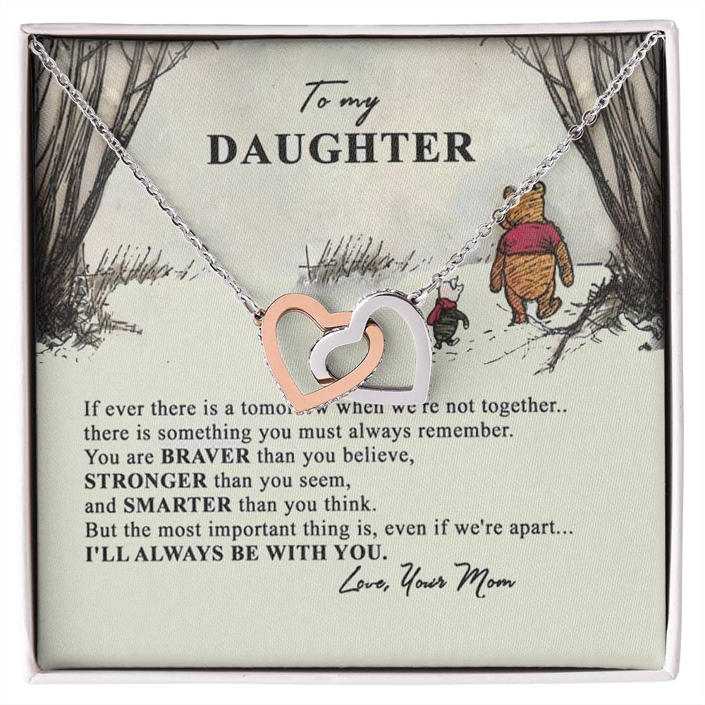 Interlocking Heart Necklace For Daughter Interlocking Hearts Necklace