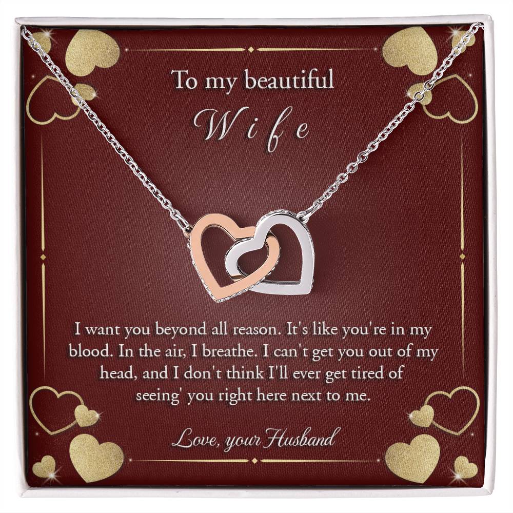Interlocking Hearts Necklace - Beyond All Reason