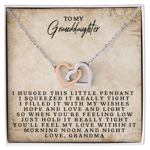 Give Her The Gift She Will Always Remember?? Interlocking Hearts Necklace