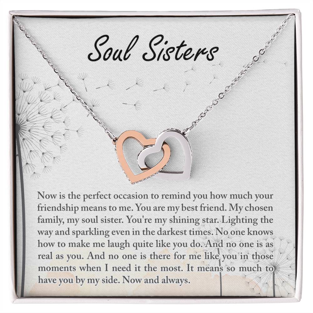 Soul Sisters - Necklace Interlocking Hearts Necklace