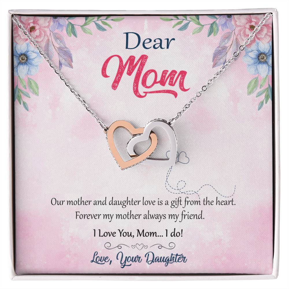 Mother'S Day Gift — Interlocking Hearts Necklace