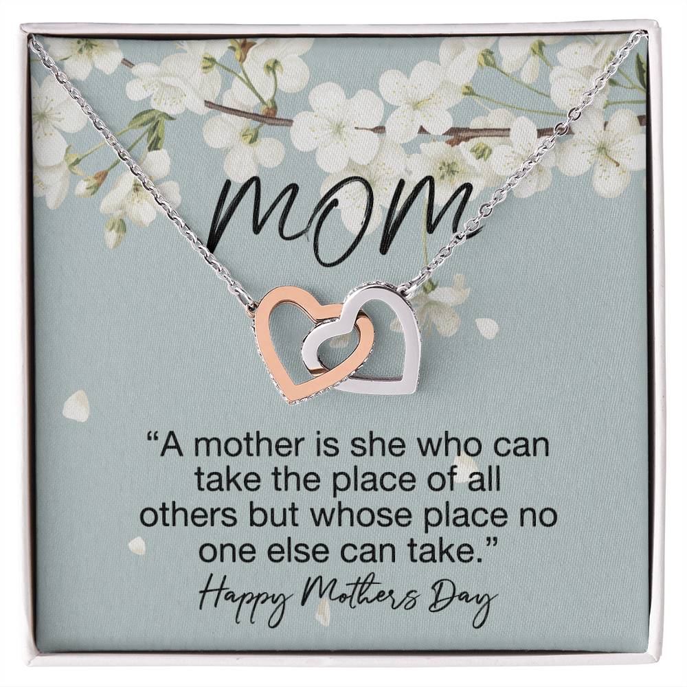 Gift For Mom From Daughter On Mother'S Day Gift For Mom On Mothers Day 2021 Gift Guide For Mom Gift Ideas For Mom Interlocking Hearts Necklace