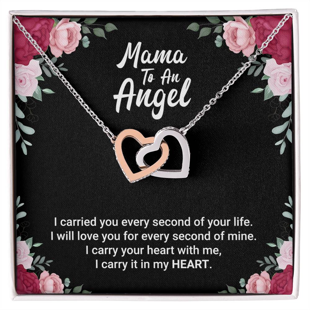 Miscarriage Necklace Interlocking Hearts Necklace