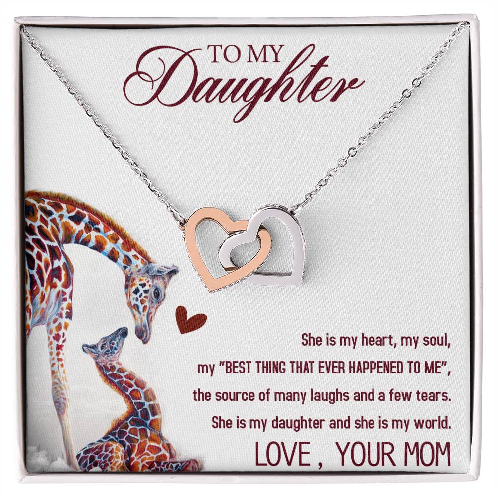 TOC058~1 Interlocking Hearts Necklace