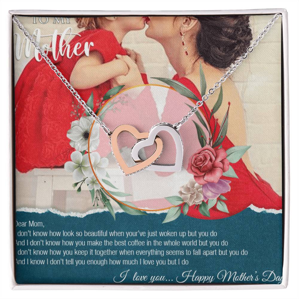 Sister Mother'S Day Gift Sister Necklace For Mothers Day Mothers Day Gift For Sister Gift For Sister On Mother'S Day Sister Jewelry Interlocking Hearts Necklace