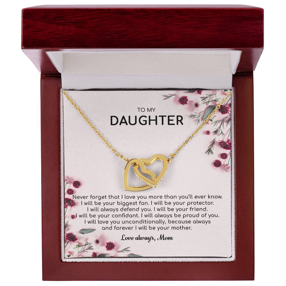 Forever I Will Be Your Mother - Interlocking Hearts Necklace