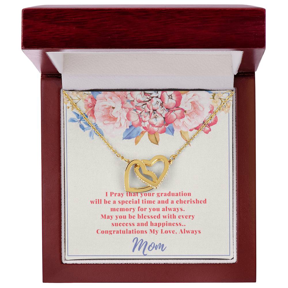 Graduation Gifts For Daughter From Mom Interlocking Hearts Necklace