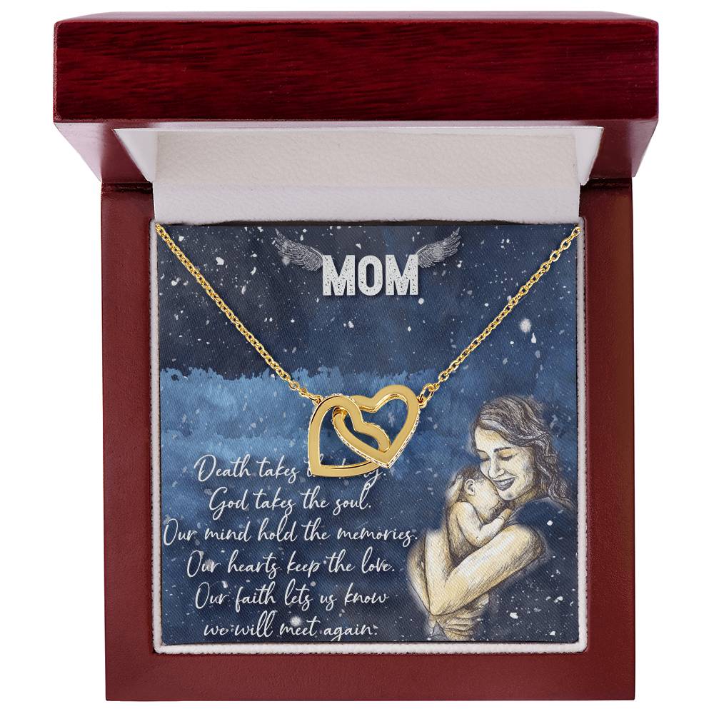 Mothers Day Gift From Daughter Son - Mother Necklace Gifts For Mom Mom Necklace Interlocking Hearts Interlocking Hearts Necklace