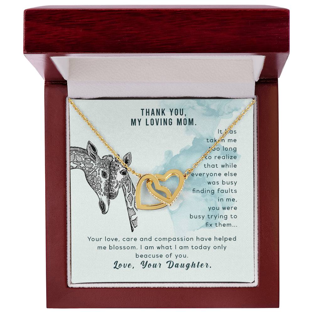 Mothers Day Gift From Daughter Son - Mother Necklace Gifts For Mom Mom Necklace Interlocking Hearts Interlocking Hearts Necklace