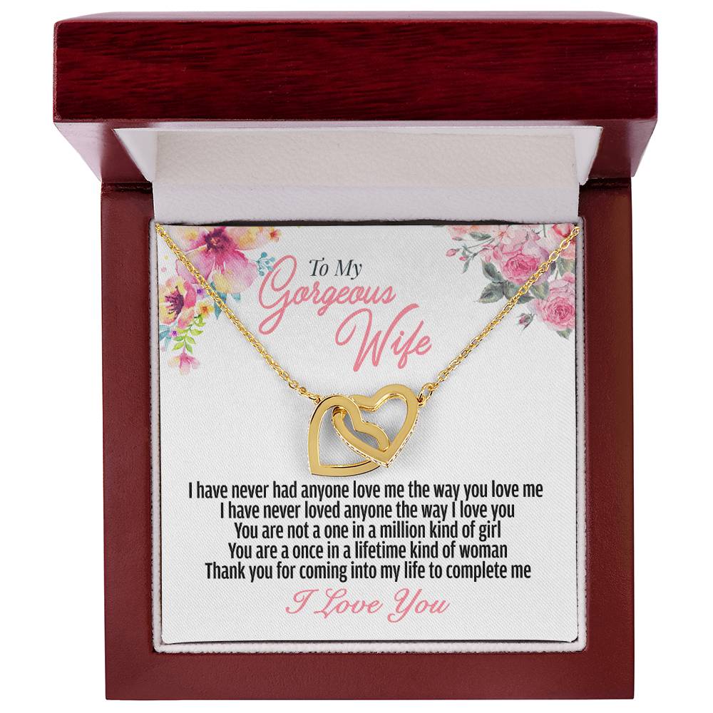 Once In A Lifetime Interlocking Hearts Necklace