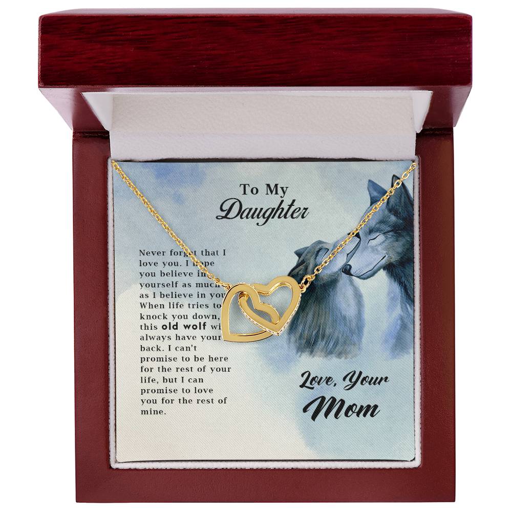 Collection Daughter - Old Wolf - Necklace Interlocking Hearts Necklace