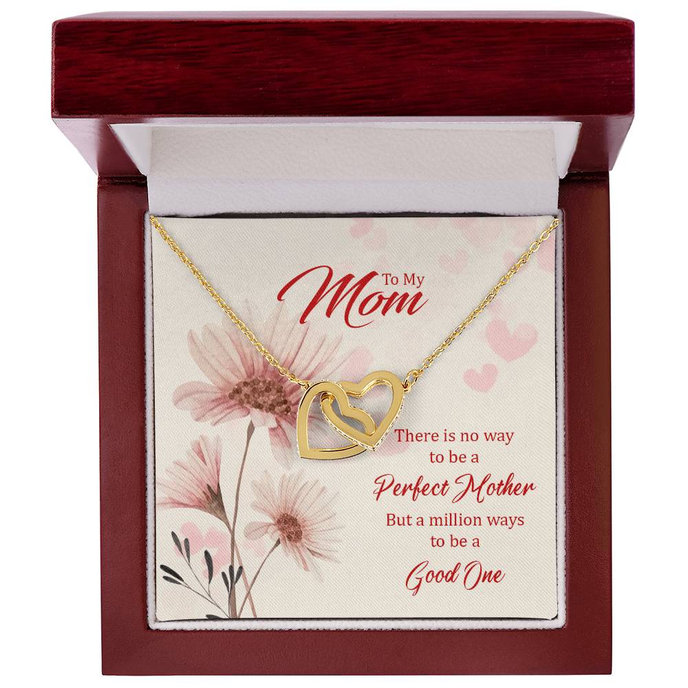 Gift For Mom - Perfect Mother - The Interlocking Heart Necklace Interlocking Hearts Necklace