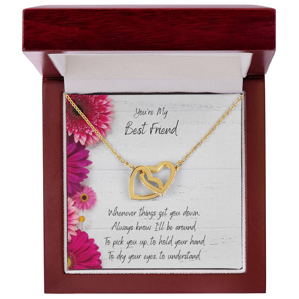 You'Re My Best Friend Interlocked Hearts Necklace Interlocking Hearts Necklace