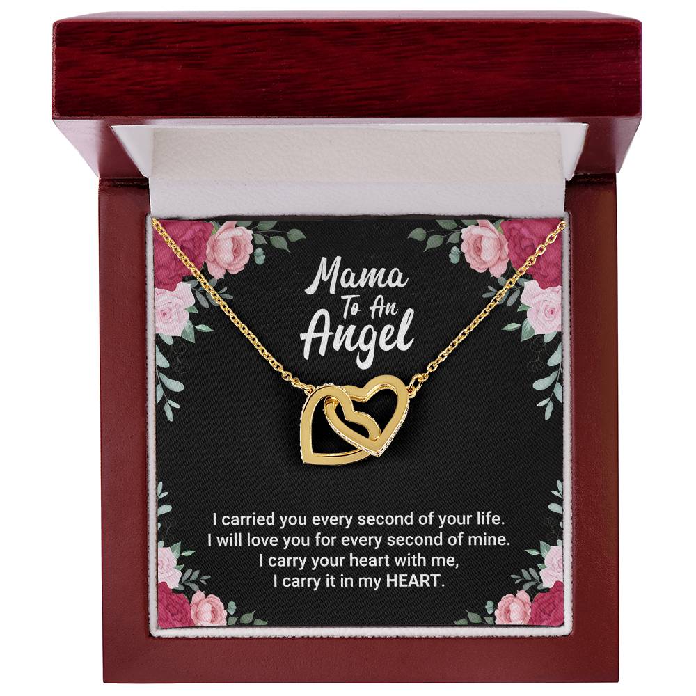 Miscarriage Necklace Interlocking Hearts Necklace