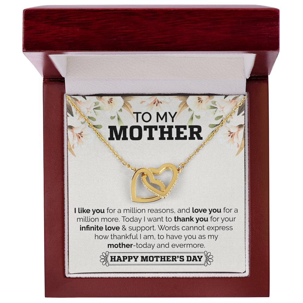 Interlocking Hearts Mother'S Day Necklace Interlocking Hearts Necklace