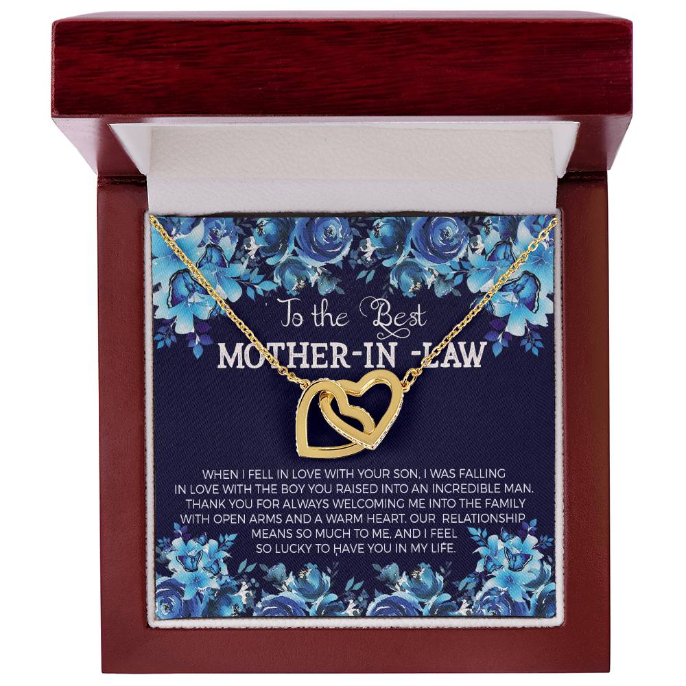 Mothers Day Gift From Daughter Son - Mother Necklace Gifts For Mom Mom Necklace Interlocking Hearts Interlocking Hearts Necklace