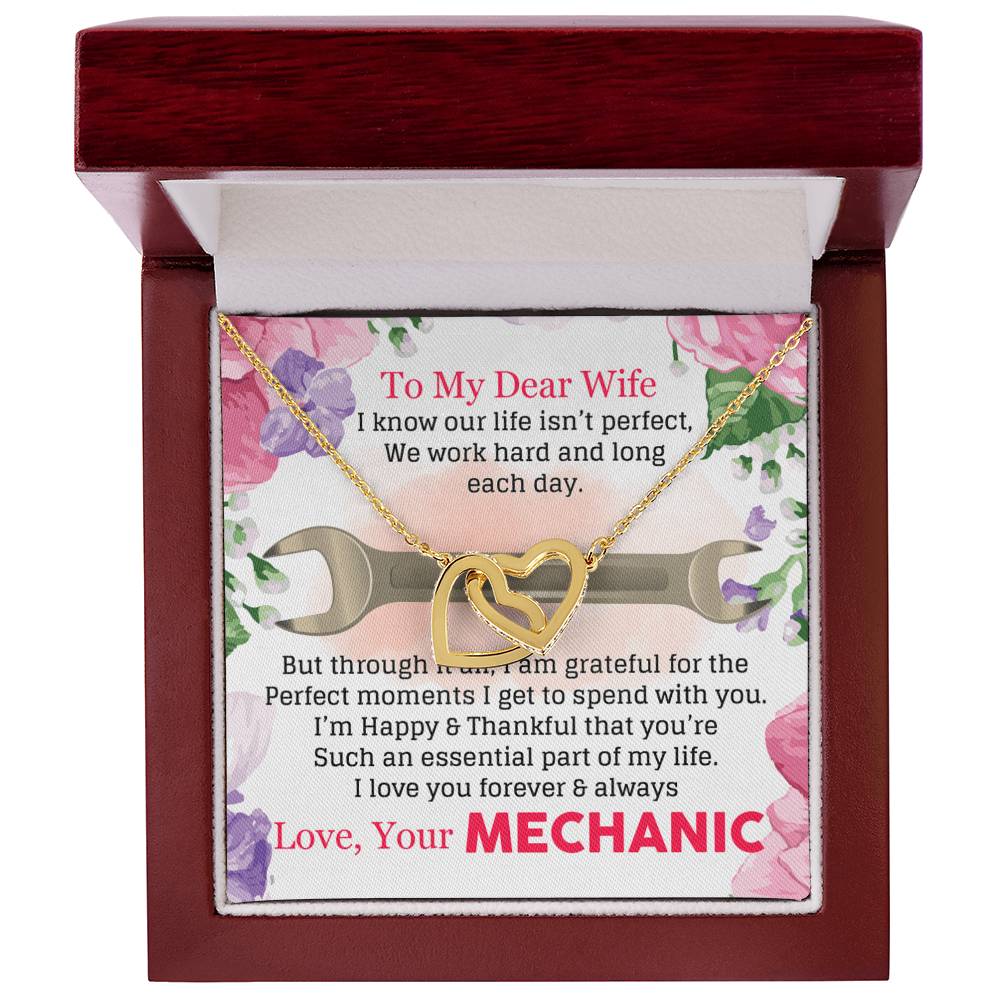 Mechanic'S Wife - Interlocking Heart Necklace Interlocking Hearts Necklace