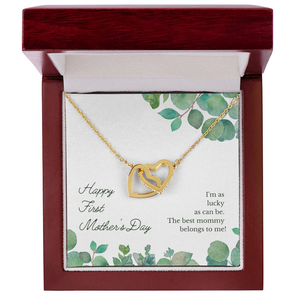 Mother'S Day Interlocking Hearts Necklace