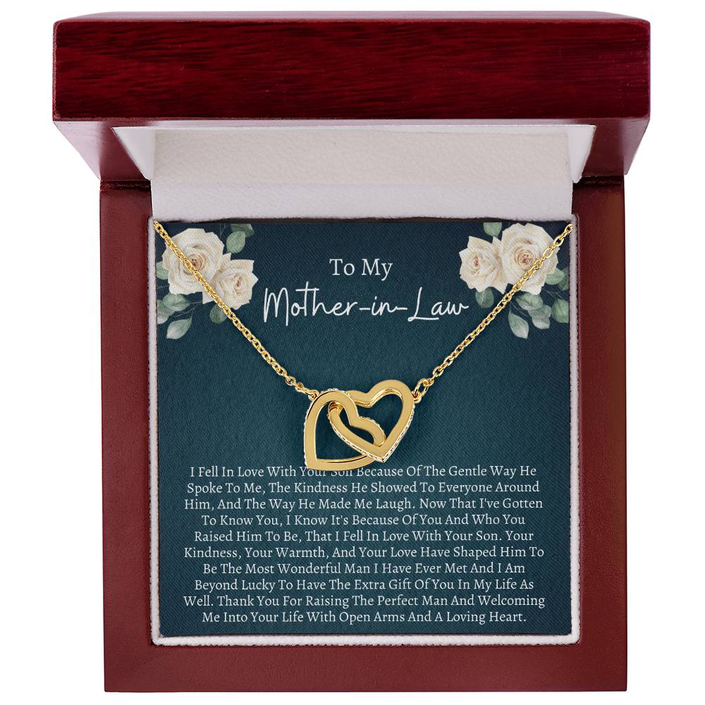 Gift For Mother In Law Interlocking Interlocking Hearts Necklace