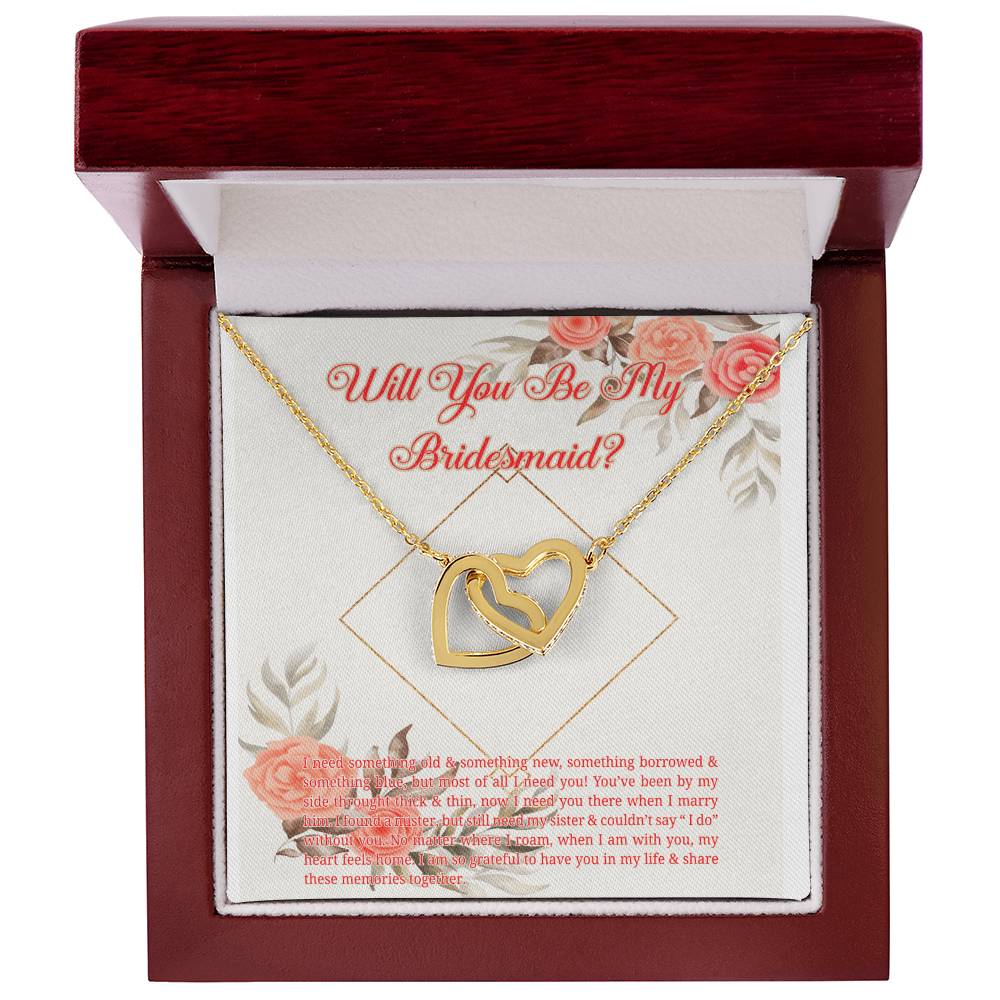 Interlocking Hearts Bridesmaid Necklace Gift Perfect Us Gifts Interlocking Hearts Necklace