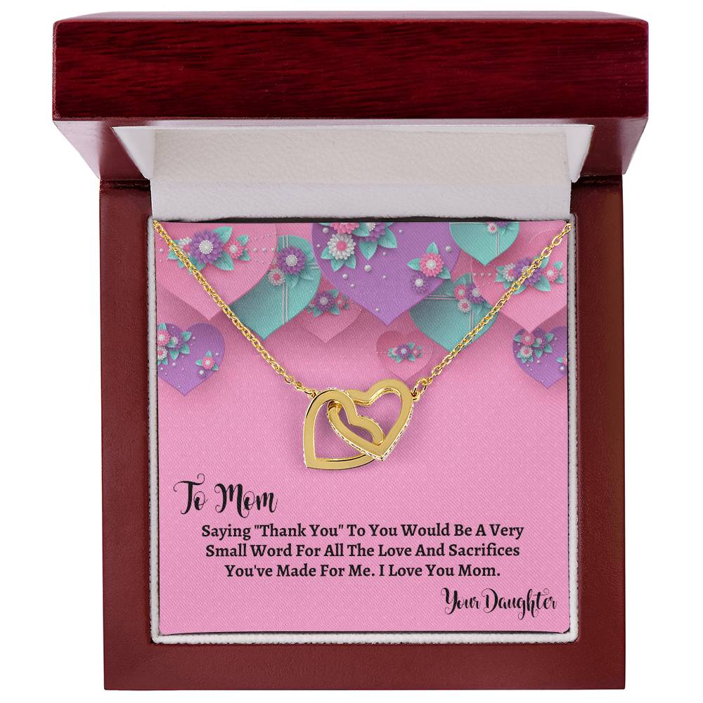 The Perfect Gift For Mom On Any Occasion Interlocking Hearts Necklace