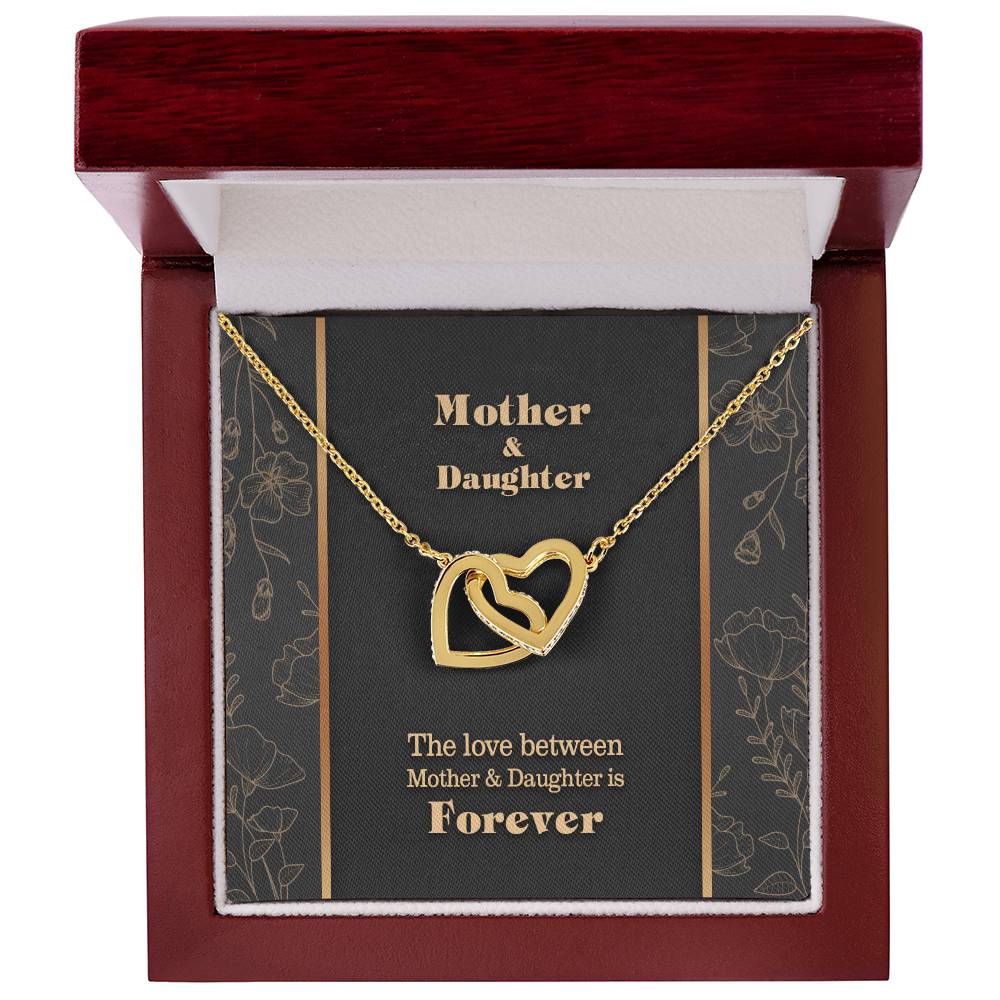 Mothers Day Interlocking Hearts Necklace Luxury