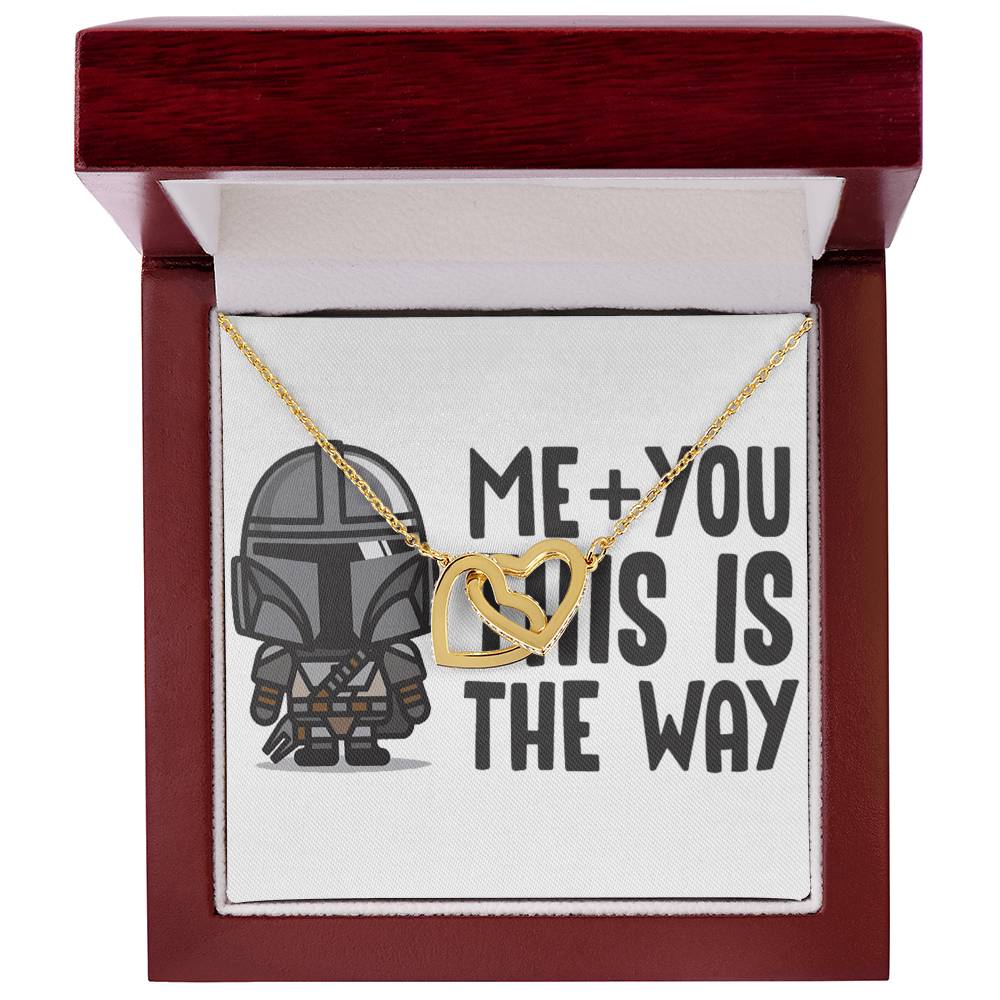 Me And You Interlocking Hearts Necklace