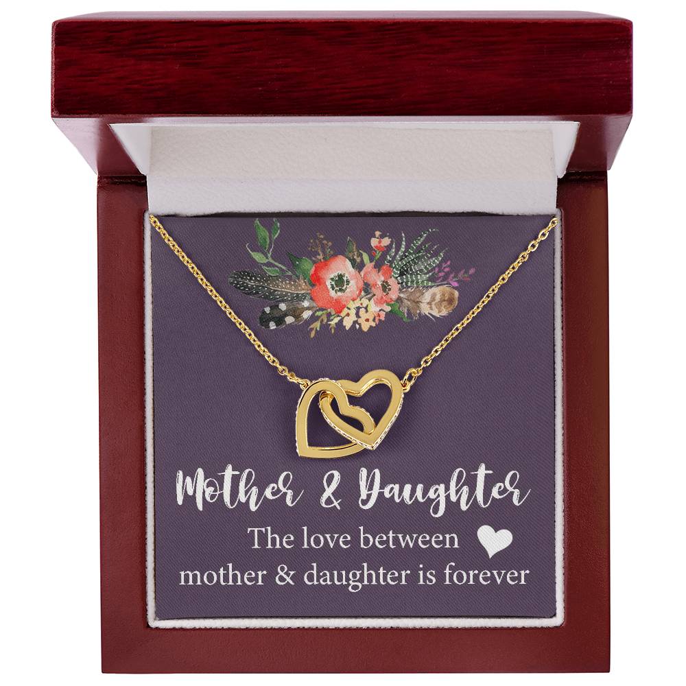 Mother Daughter Gift Necklace Mother'S Day Gift Mother'S Day Necklace Gifts For Mom Interlocking Hearts Necklace