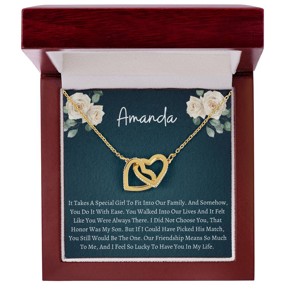 Sons Girlfriend Interlocking Necklace Interlocking Hearts Necklace