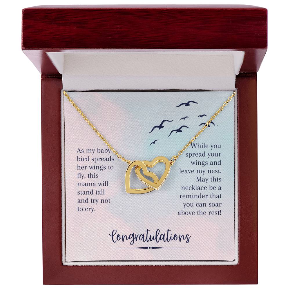 Interlocked Heart Neckless - Graduation Day Interlocking Hearts Necklace