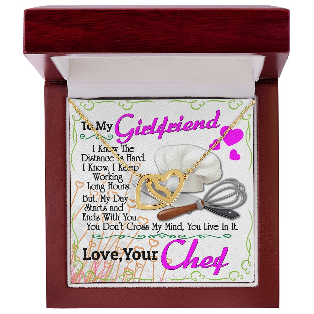 Chef'S Girlfriend - Interlocking Heart Necklace Interlocking Hearts Necklace