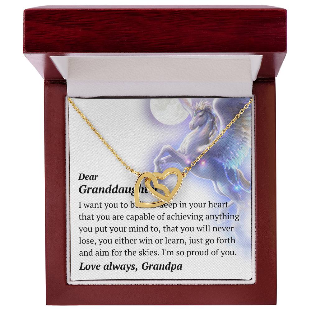 Pegasus Necklace From Grandpa Interlocking Hearts Necklace