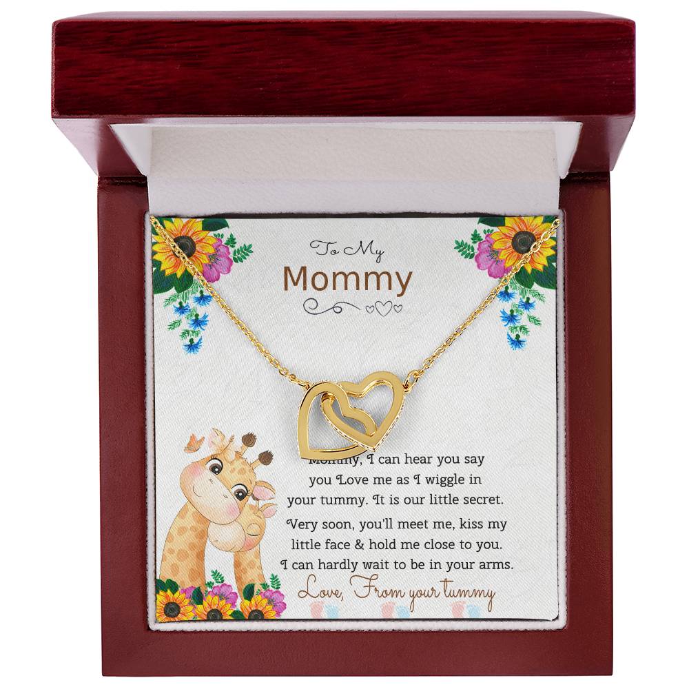 Love From Tummy Interlocking Hearts Necklace