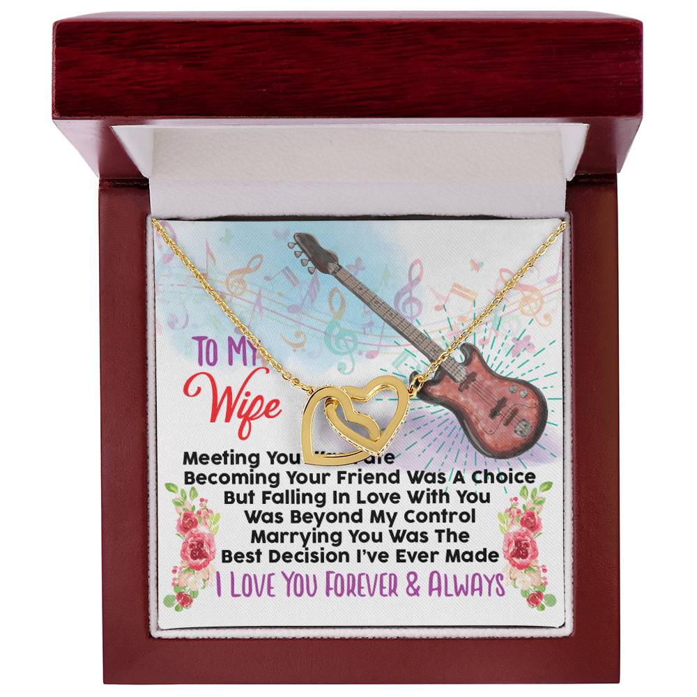 Bass Player'S Wife - Interlocking Heart Necklace Interlocking Hearts Necklace