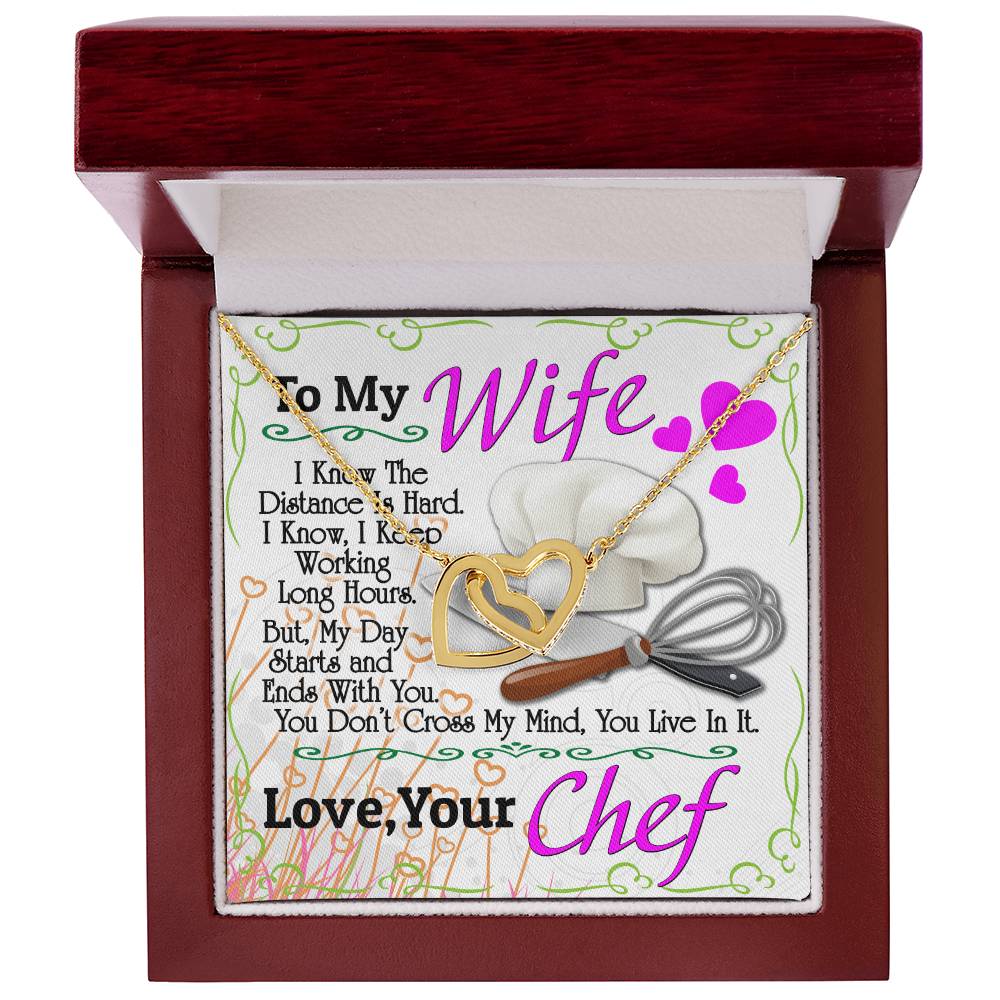 Chef'S Wife - Interlocking Heart Necklace Interlocking Hearts Necklace