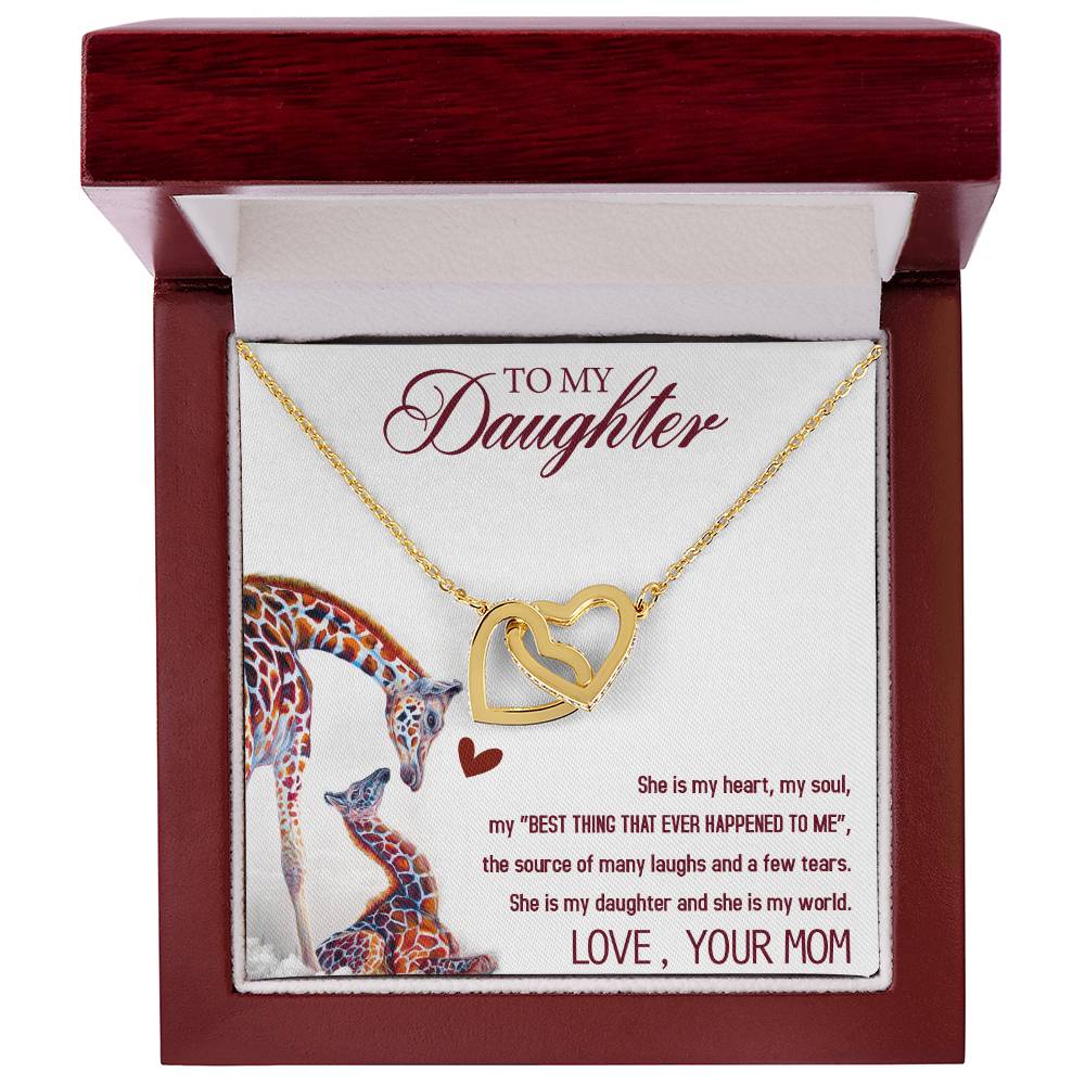 TOC058~1 Interlocking Hearts Necklace