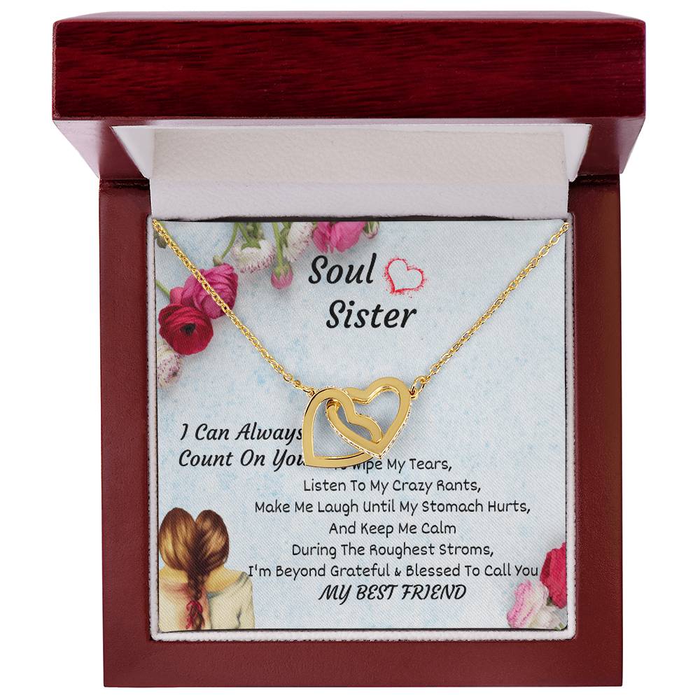 Soul Sister Interlocking Heart Necklace Interlocking Hearts Necklace