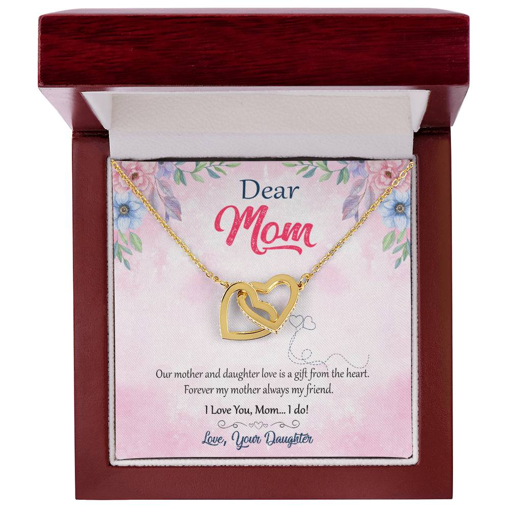 Mother'S Day Gift — Interlocking Hearts Necklace
