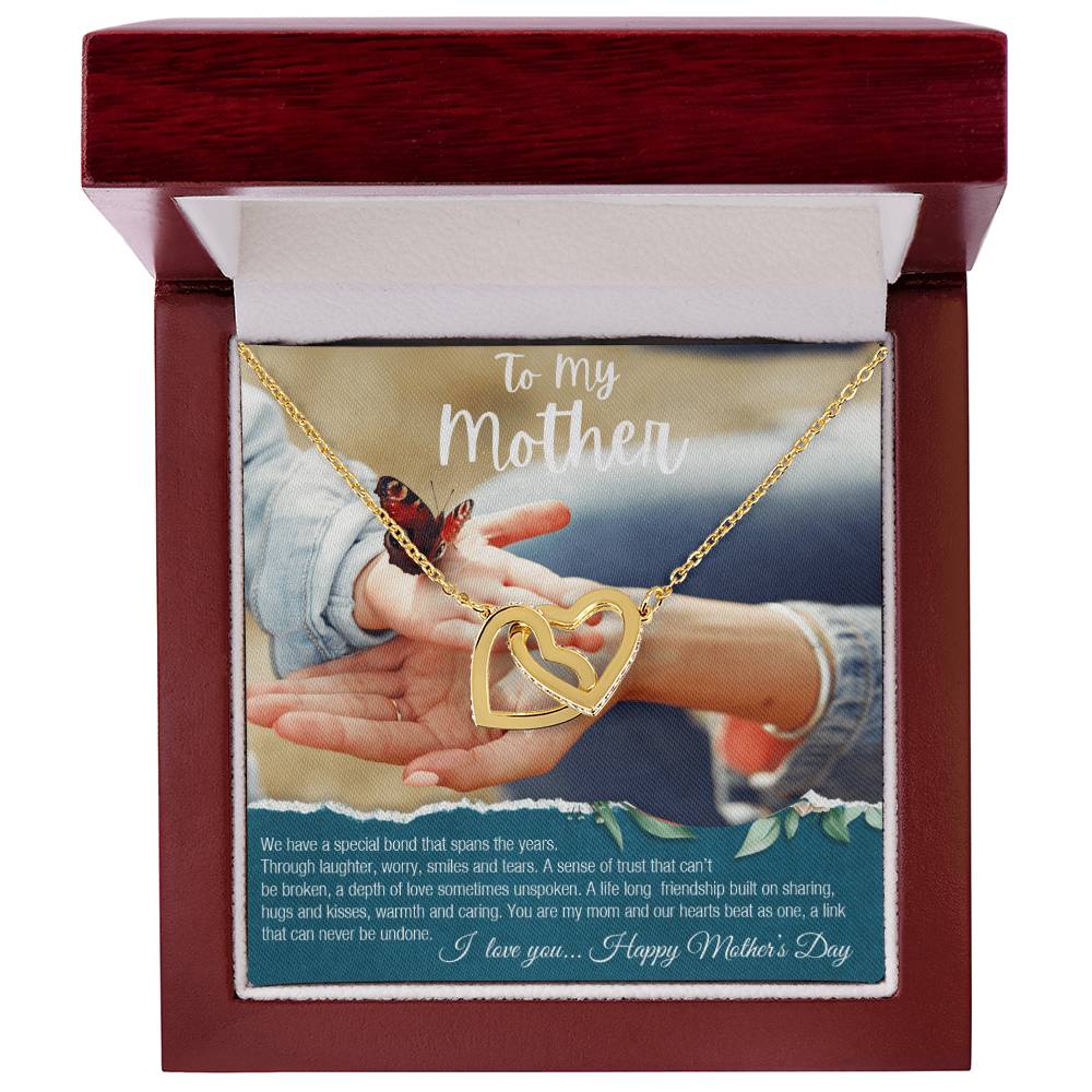 To My Mother Interlocking Hearts Interlocking Hearts Necklace