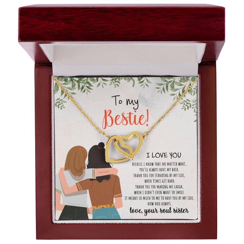 Now & Always - Necklace Interlocking Hearts Necklace